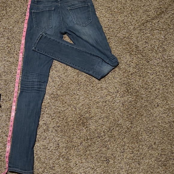 Skinny blue washed out look jeans size 1 - Picture 6 of 12